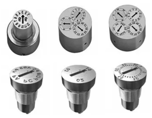 S136 Hasco Straight Core Pin, Pin Ejector Cetakan Injeksi Dengan Tanggal Penanda Tanggal Ukiran