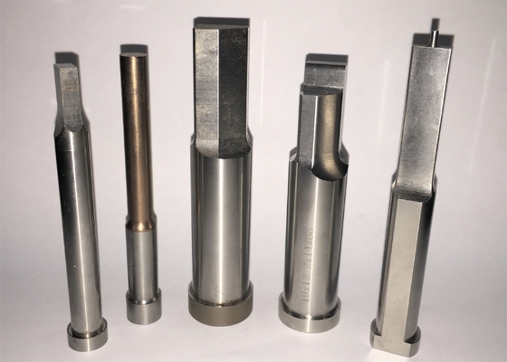 Melangkah Die Punch Pin Bahan M2 DIN 9861 D SKH51 HSS Piercing Punches
