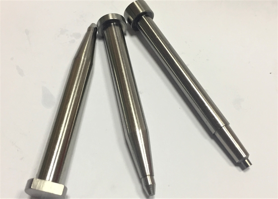 Disesuaikan JIS DLC Die Punch Pins DIN 9861 Countersunk Head Stamping Die Punches