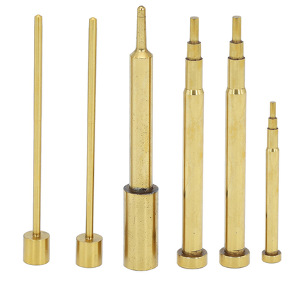 HSS M42 Lubang Pukulan Pin T Model Ticrn Panduan Berulir Pin Ejector Lengan