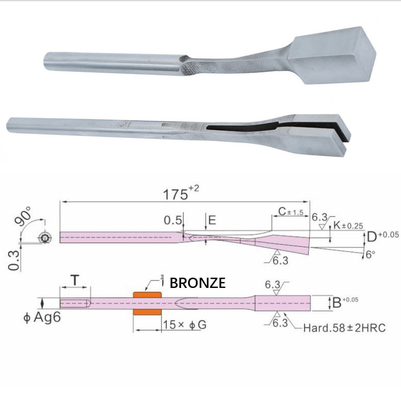 Bagian Cetakan Injeksi Plastik Nitriding 1.8159 Spring Steel Sprung Core