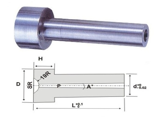 S45C SDK61 SKD11 Material Sprue Bushing Untuk Cetakan Injeksi Plastik