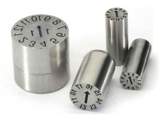 S136 Hasco Straight Core Pin, Pin Ejector Cetakan Injeksi Dengan Tanggal Penanda Tanggal Ukiran