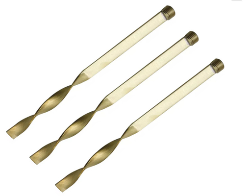 L50 L100 Precision Mould Parts Lurus Brass Plug Baffles Untuk Cetakan Injeksi Plastik