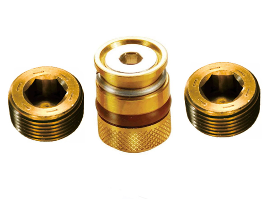 L50 L100 Precision Mould Parts Lurus Brass Plug Baffles Untuk Cetakan Injeksi Plastik