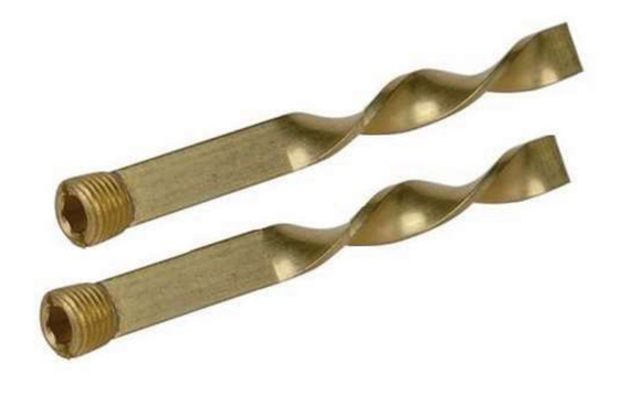 Spiral Cooling Baffles Spiral Brass Plug Baffle Untuk Cetakan Injeksi Plastik