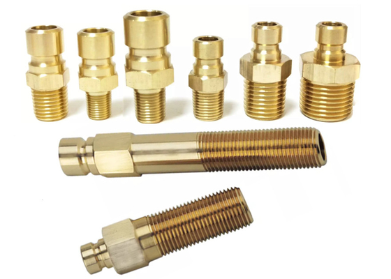 Brass Extension Nipple Fire Hose Adapter Nipple Dengan BSP NPT Thread DME Mould Parts