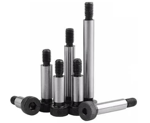 Bagian Cetakan Presisi JIS Tipe C Baut Bahu Stainless Steel Kimia Hitam