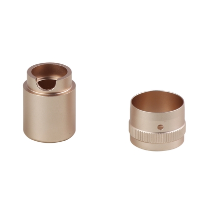 Zinc Aluminium CNC Turning Parts Fine Polished Precision Turned Components untuk Peralatan Otomasi